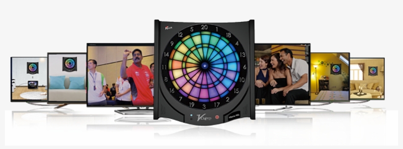 Vdarts H2l Global Online Dartboard (led), transparent png download