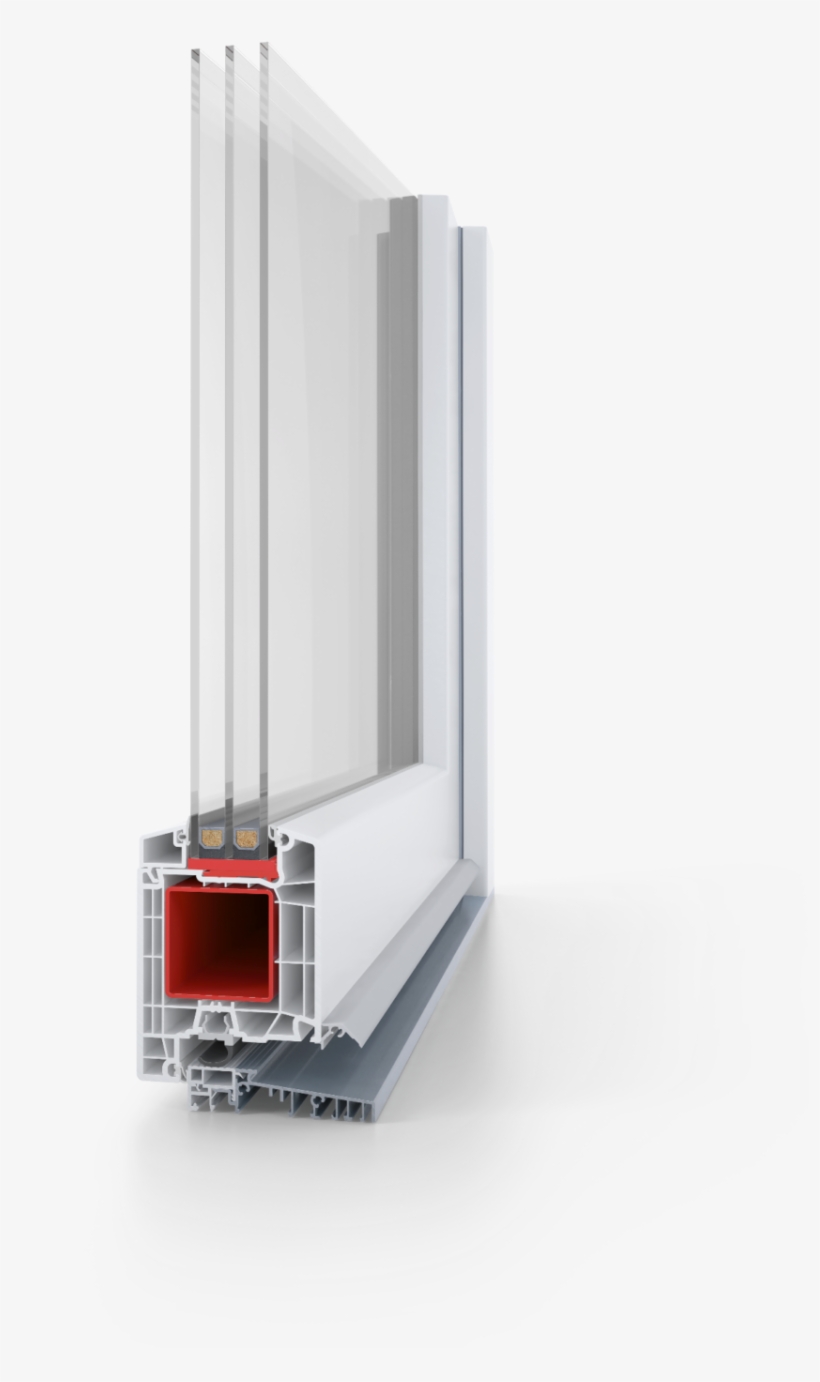 Energeto - Aluplast Haustuer 85mm, transparent png download