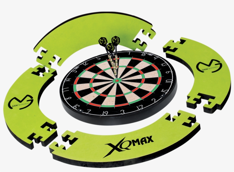 Michael Van Gerwen Tournament Dartset With Green Surround - Van Gerwen Darts Xq Max, transparent png download