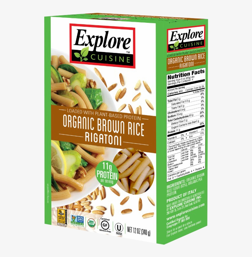 Explore Cuisine Brown Rice Pasta, transparent png download