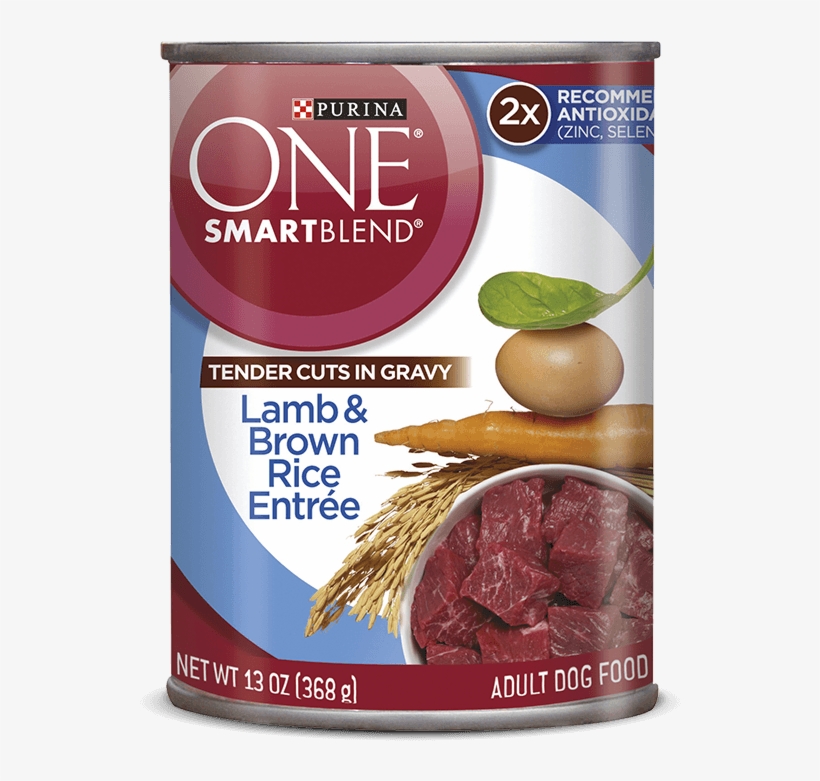Lamb And Brown Rice Entrée - Purina One Smartblend Tender Cuts In Gravy Lamb &, transparent png download