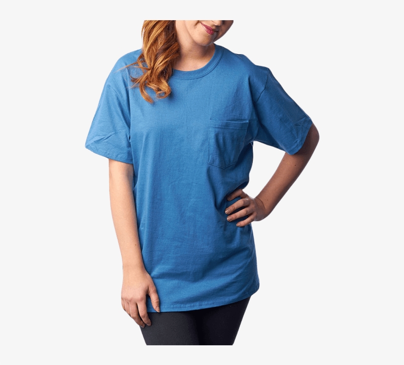 Tagless Pocket T-shirt - Shirt, transparent png download