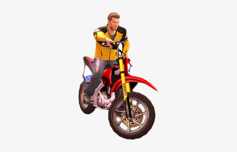 Suzuki Hayabusa Motorbike Png Image - Motorbike With Man Png, transparent png download