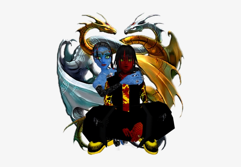 Nubian King And Queen - Dragons, transparent png download