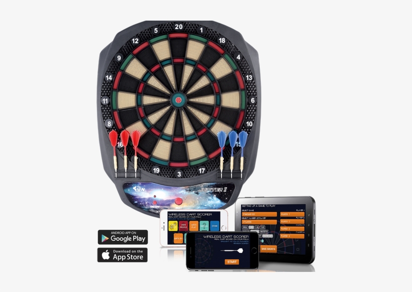 Wireless App Dartboard Jupiter One - App Store, transparent png download