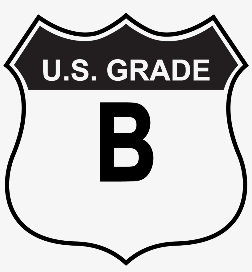 Inspection Grade B Bw Transparent - Thin Blue Line American Flag Shield, transparent png download