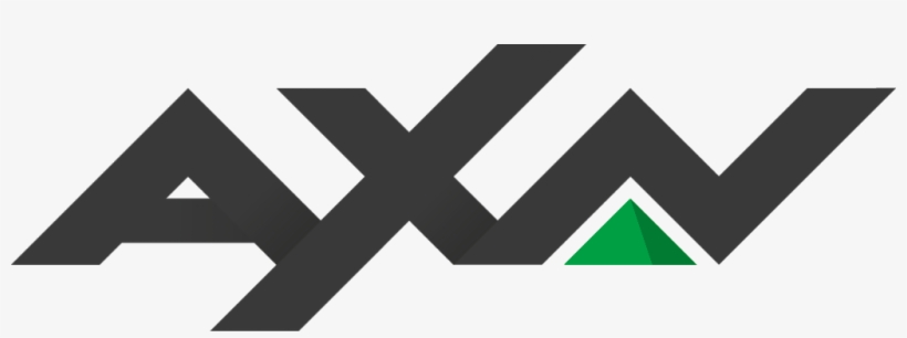 Axn 2015 Logo Green Pyramid - Axn Spin, transparent png download