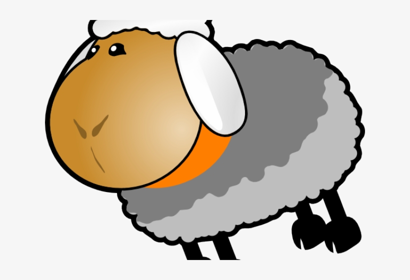 Sheep Clipart Yellow - Sheep Clipart Png, transparent png download