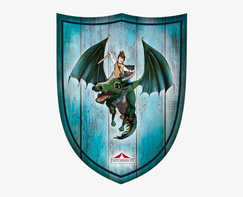 Shield Jona Blue - Fantashion F 98 - Ritter Panneau De Yona Avec Le Dragon,, transparent png download