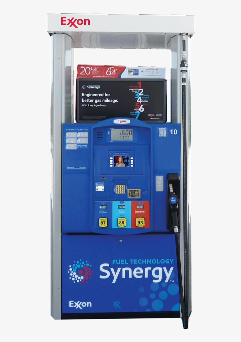 Exxon Gas Pump Png, transparent png download