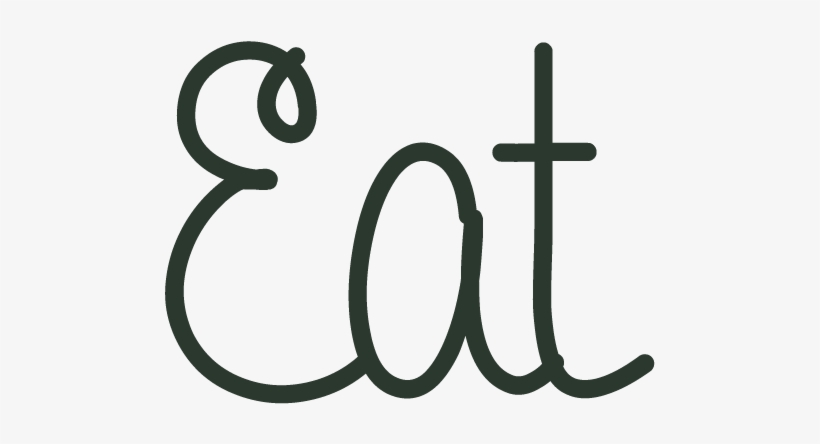 Eat - Calligraphy, transparent png download