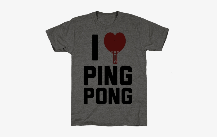 I Love Ping Pong Mens T-shirt - King Kong Vs Godzilla Logo, transparent png download