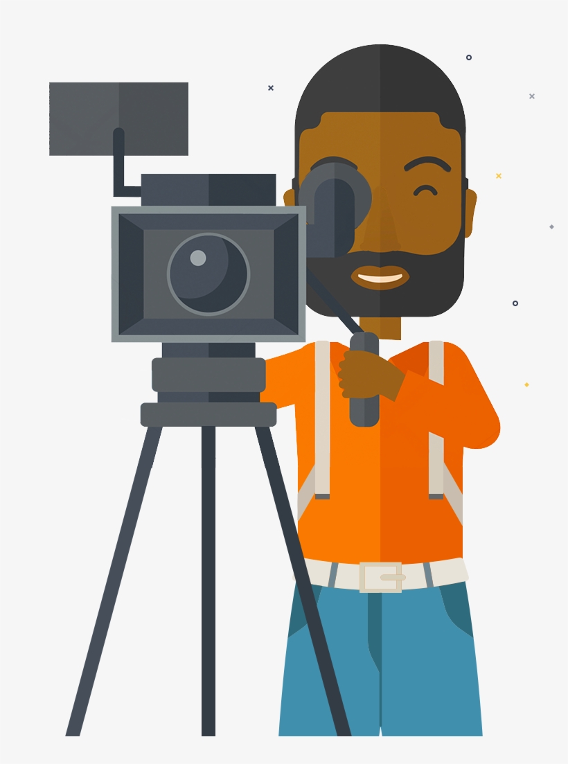 Simple Integration - - Cartoon Cameraman Png, transparent png download