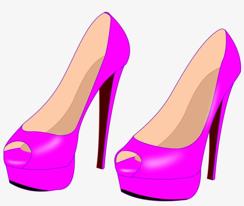High-heeled Shoe Stiletto Heel Court Shoe - Desenho De Sapato De Salto  Vermelho Transparent PNG - 938x750 - Free Download on NicePNG