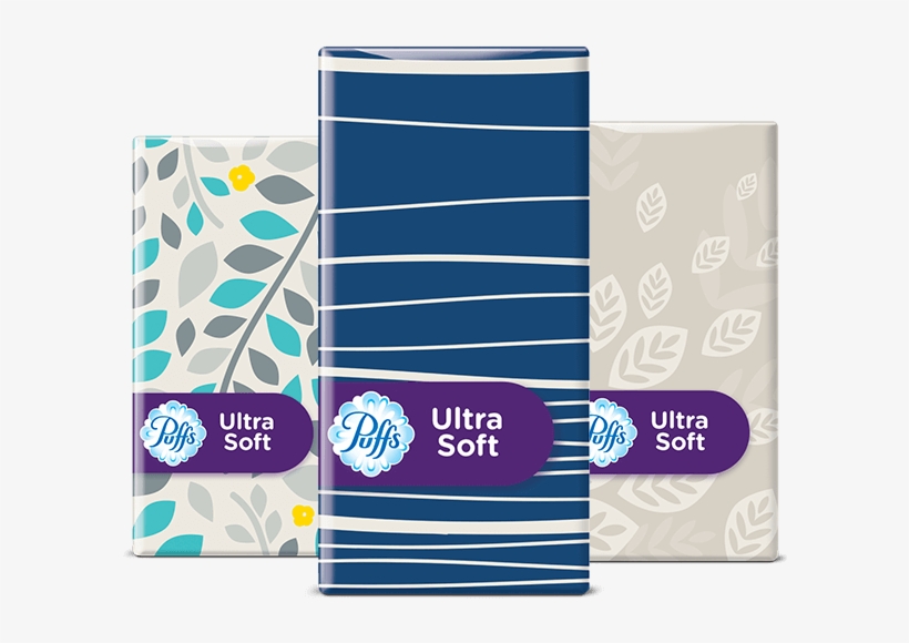 If You're Looking For A Tissue With Superior Softness, - Puffs Ultra Soft & Strong To Go Packs Facial Tissues, transparent png download