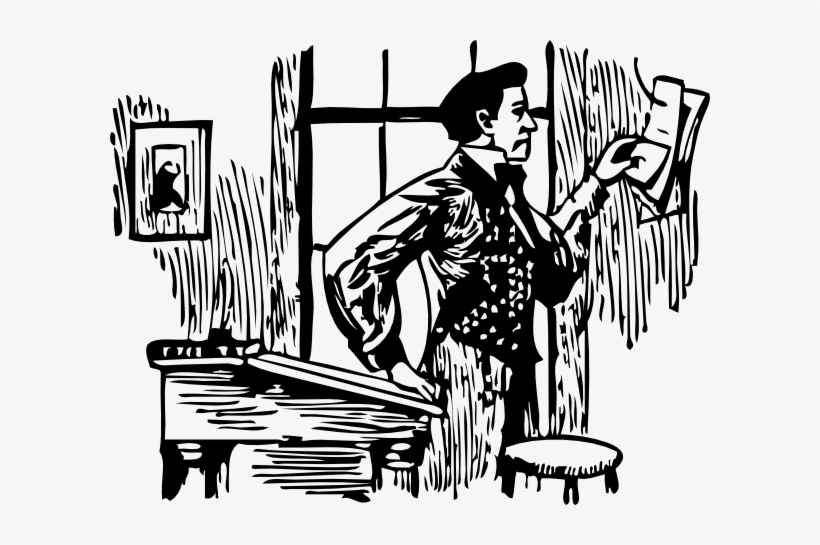 Teacher Standing Infront Of Desk Svg Clip Arts 600, transparent png download