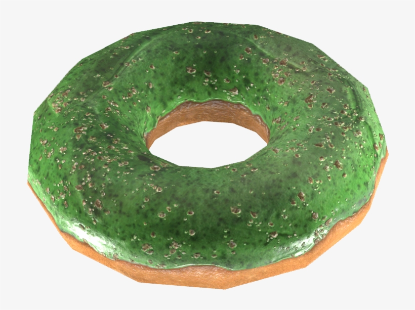 Fo4 Power Pistachio Donut - Ciambella, transparent png download
