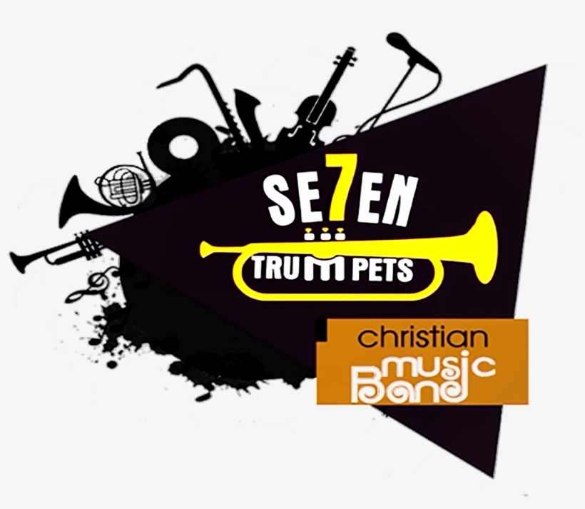 7 Trumpets Music Band - Music, transparent png download