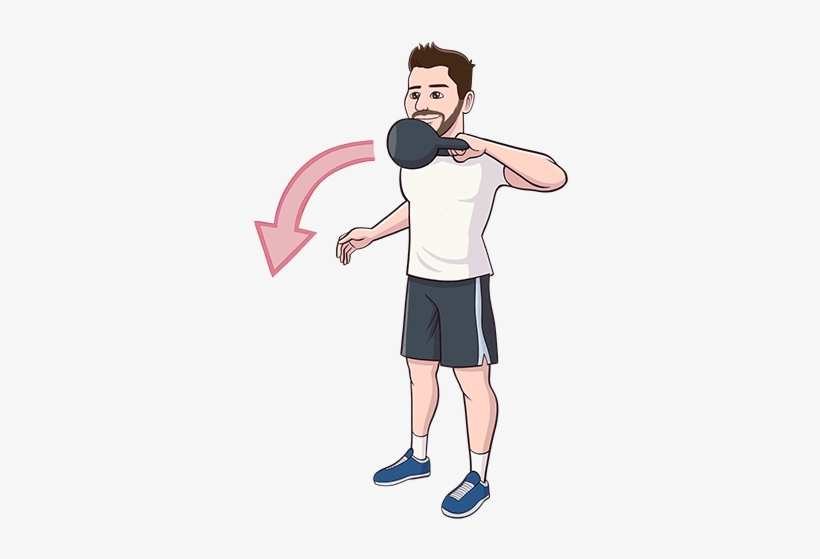 Kettlebell Punch Swing - Swing Exercise, transparent png download