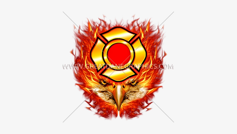 Download Error - Backyardgamesusa Fire Flames Eagle Firefighter Seal, transparent png download