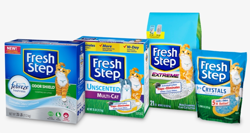 Formulated For Low Dust And Maximum Odor Protection, - Fresh Step Crystals Premium Clumping Cat Litter Scented, transparent png download