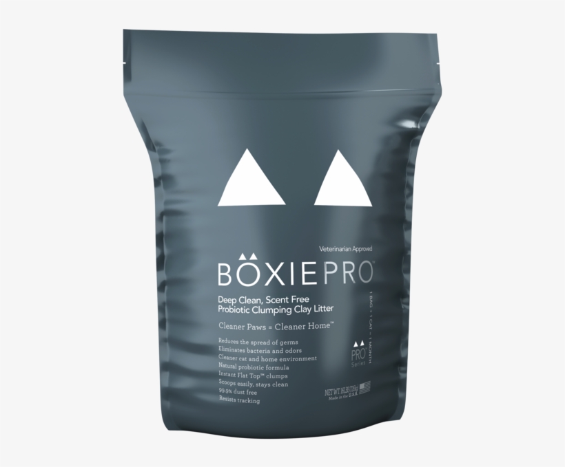 Boxiepro Cat Litter 16 Lb Bag Front Angle - Litter Box, transparent png download