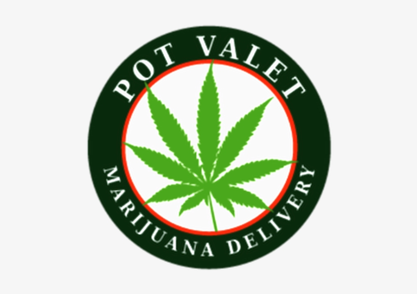 Pot Valet Santa Monica - Weed Tshirt Logo Design, transparent png download