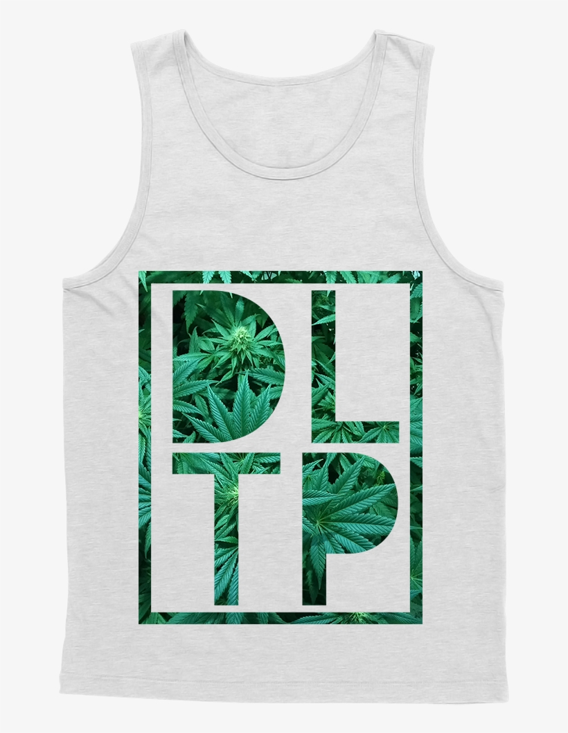 White Weed Tank - Active Tank, transparent png download