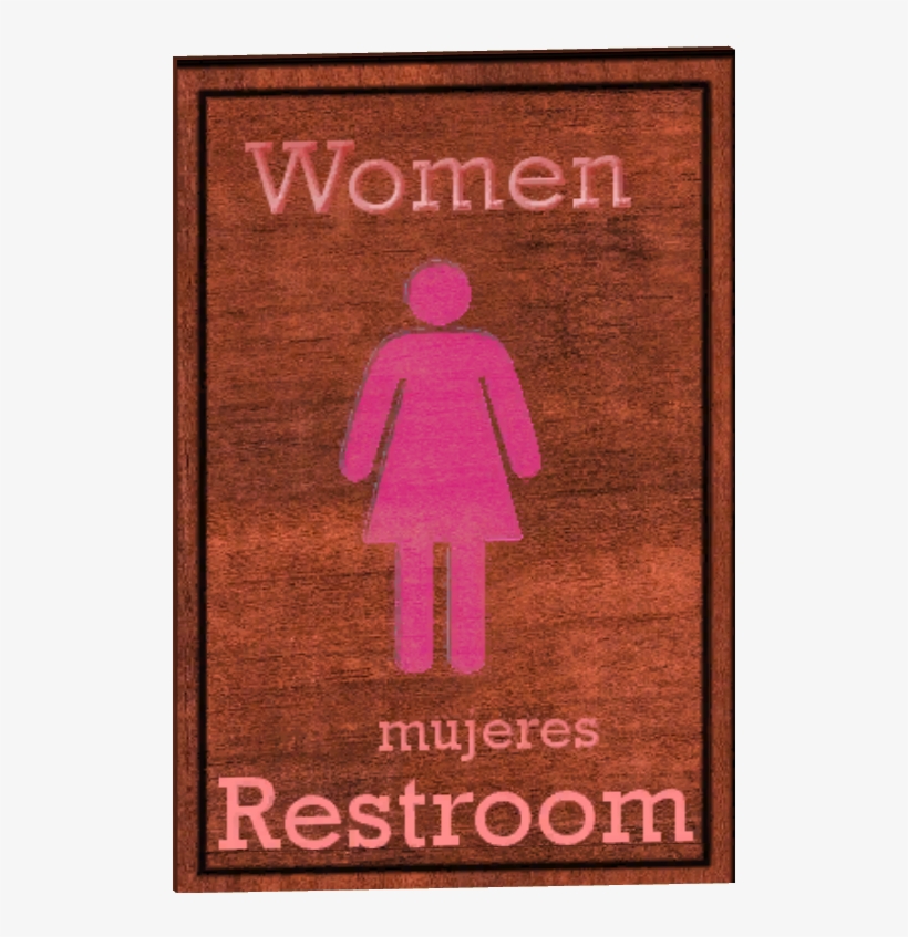 Restroom Signs 03 - Poster, transparent png download