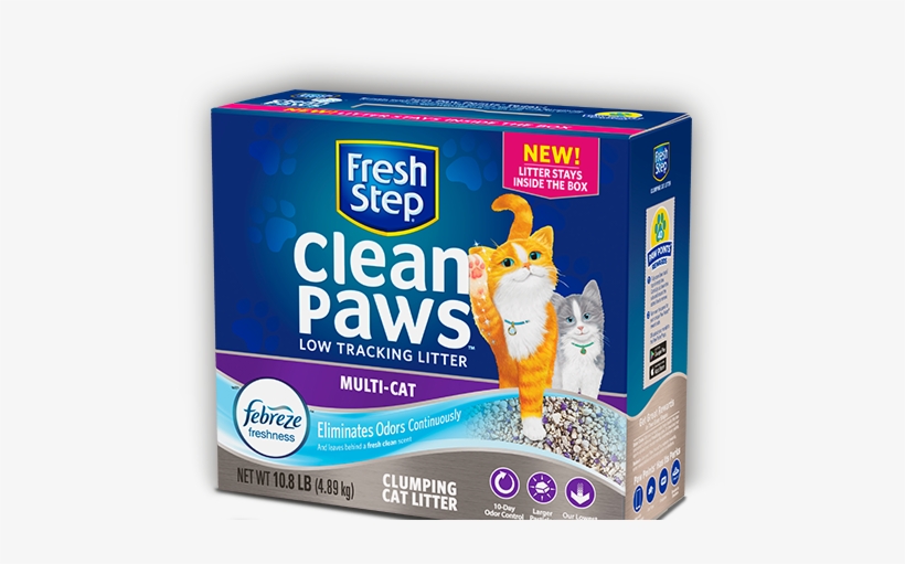 Clean Paws™ Multi-cat Scented Litter With The Power - Fresh Step Extreme With Febreze Freshness, Clumping, transparent png download