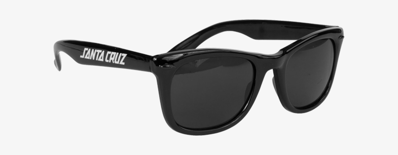 Sc Strip Shades Wayfarer Sunglasses Black - Santa Cruz Skateboards Strip Black Sunglasses, transparent png download