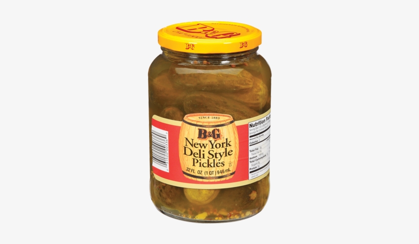 B&g® Ny Deli Dill Pickles - B&g New York Deli Pickles, transparent png download