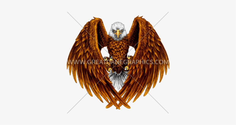 Outstreched Eagle - Cafepress Eagle2 Png Sticker Square Bumper Car Decal, transparent png download