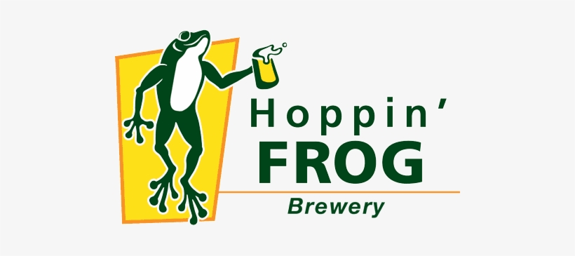 Hoppin Frog Brewery Logo, transparent png download