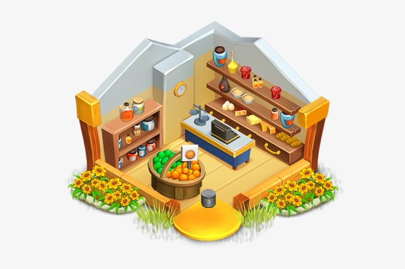 Grocery Store Inside3 - Hay Day Grocery Store, transparent png download