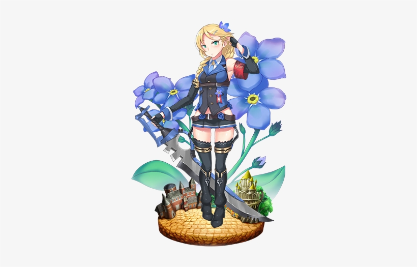 Forget Me Not - Forget Me Not Flower Character, transparent png download