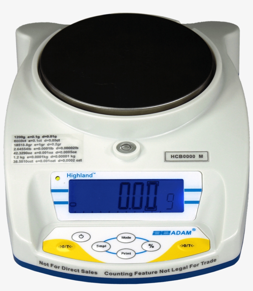 Adam Equipment Hcb 3001am Highland Portable Precision - Weighing Scale, transparent png download