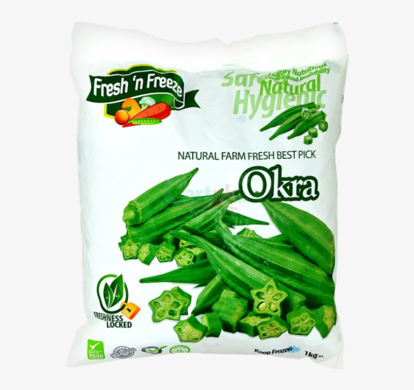 Fresh 'n Freeze Okra 1kg - Okra, transparent png download