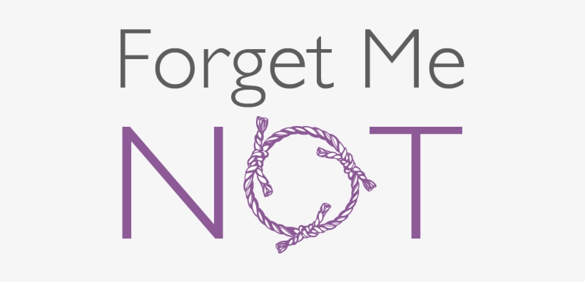 Forget Me Not - Forget Me Knot Alzheimer's, transparent png download