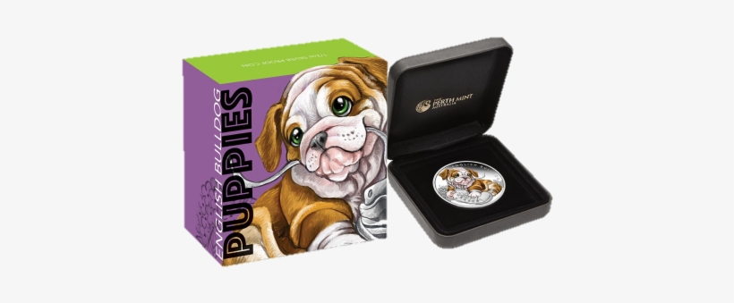 Tuvalu 2018 Puppies Series English Bulldog Coloured - Bulldog, transparent png download