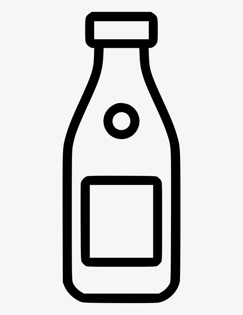Milk Bottle - - Tomato Sauce, transparent png download