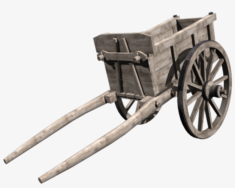 Add Media Report Rss Cart Models - Old Wooden Wheelbarrow Png, transparent png download