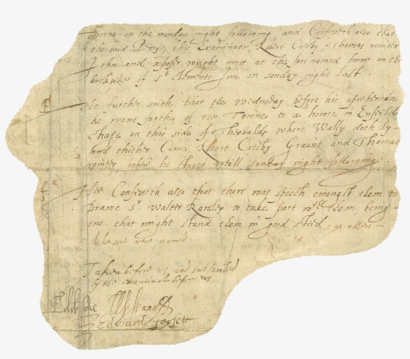 Guy Fawkes Confession - Signature Before And After Torture, transparent png download