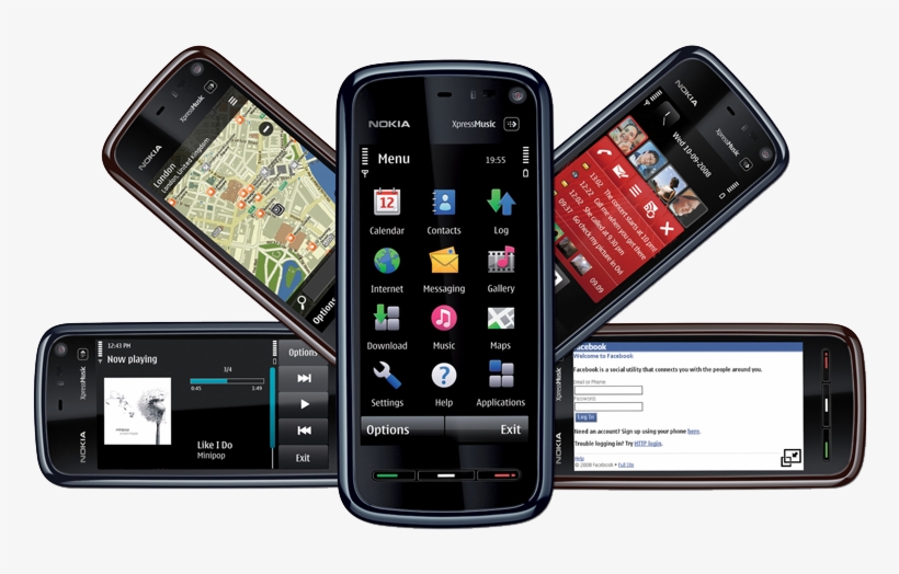 Nokia 5800 Xpressmusic - Nokia First Touch Screen Phones, transparent png download