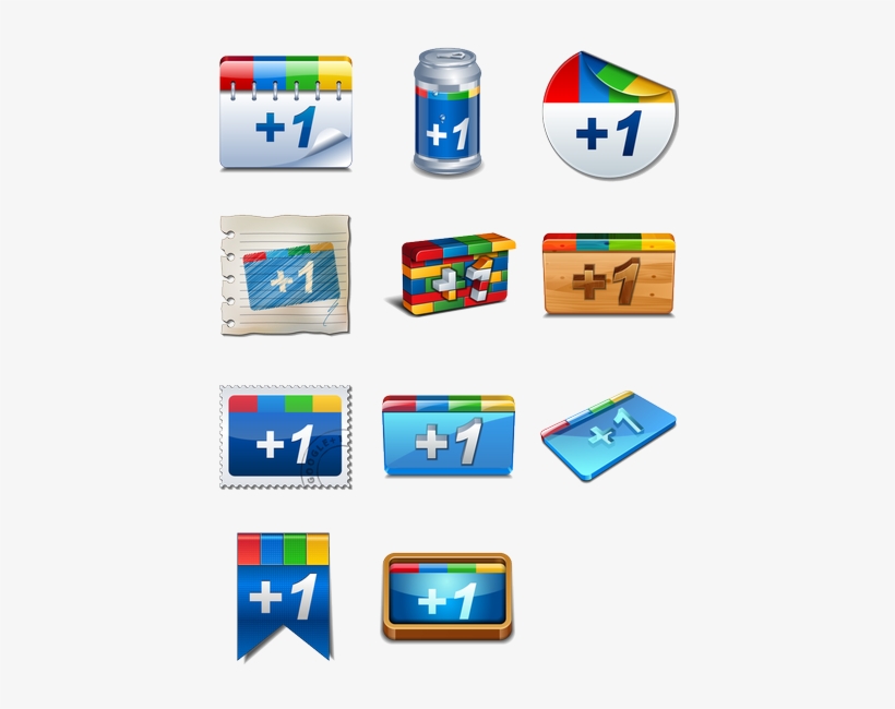 Google Plus Icon Pack By Iconshock - Google 1, transparent png download