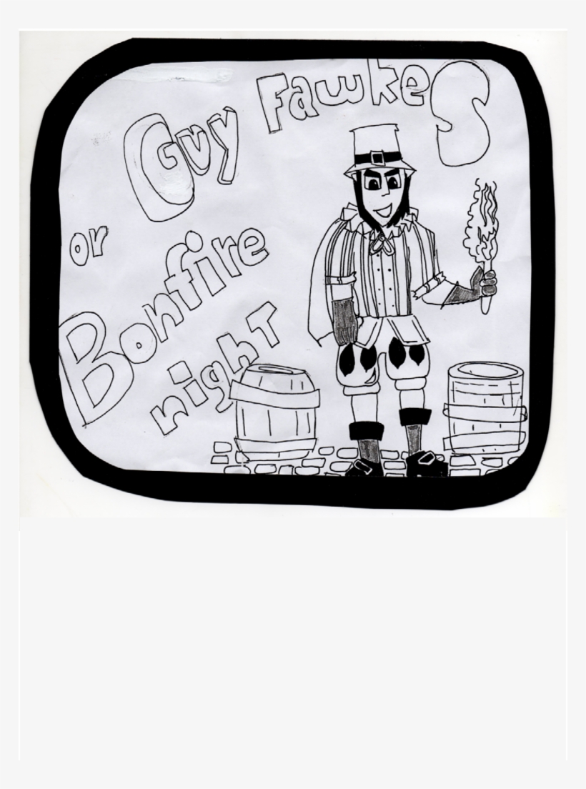Guyfawkes2 - Cartoon, transparent png download