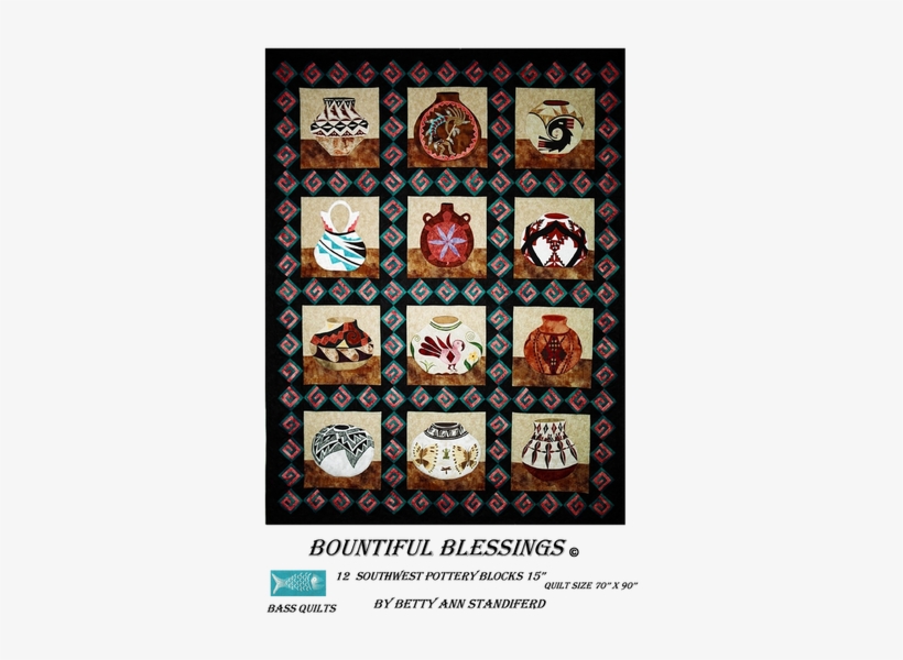 Quilt Size 70" X 90" Full Size Patterns - Bountiful Blessings Quilt Pattern, transparent png download