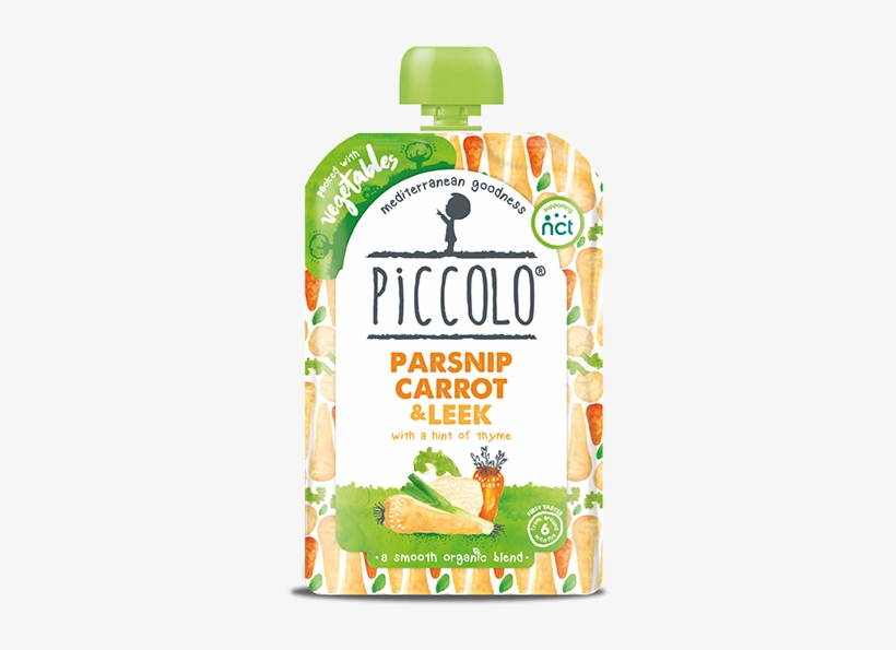 Parsnip Carrot & Leek - Piccolo Parsnip, Carrot & Leek With A Hint Of Thyme, transparent png download