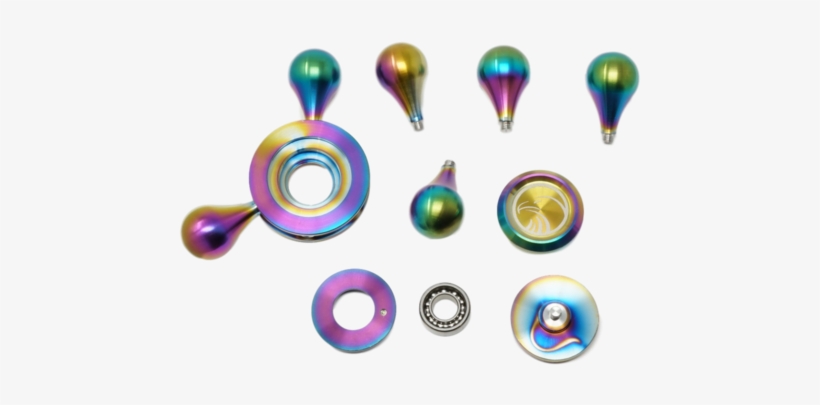 Rainbow Fidget Spinner Objects - Fidget Spinner, transparent png download