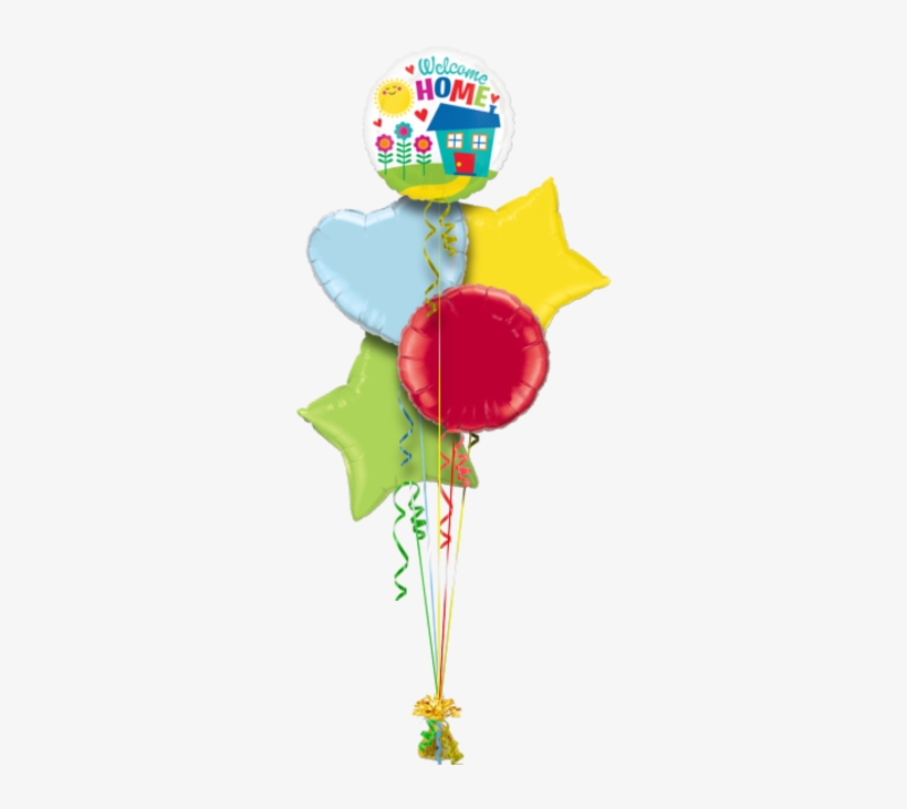 Welcome Home Sunny Smile Welcome Home Balloon - Amscan 3368601 Welcome Home Foil Balloon, transparent png download